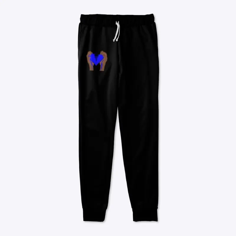 All-Over Blue Print Joggers